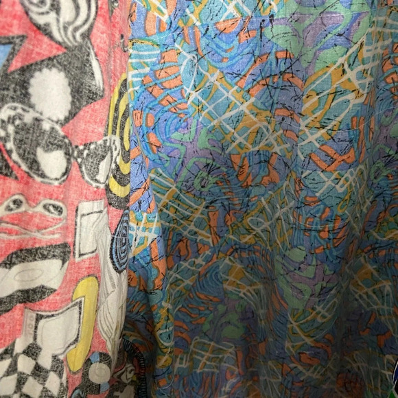 Vintage Rare 90s Paula Sweet Muslin Mink Floral Jacket Size 2XL - Super Funky - Picture 9 of 13